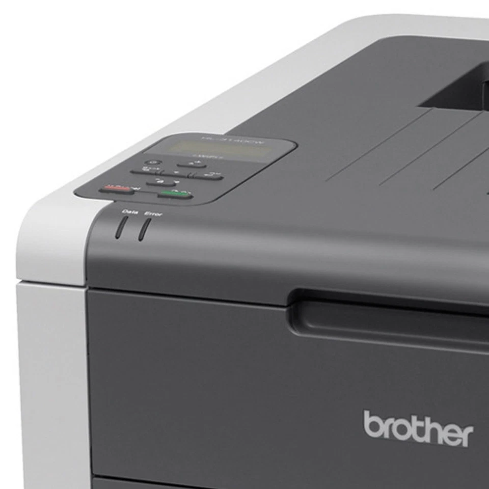Brother HL-3140cw Colour Laser Printer A4 USB Wi-Fi HL3140CWZU1 - full toners - Image 2 of 4