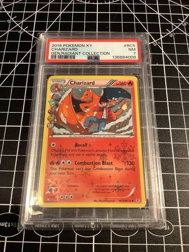 2016 PSA 7 Charizard #RC5 Generations Radiant Collection Pokemon TCG XY