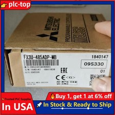 One New Mitsubishi FX3U-485ADP-MB PLC Module Fast Shipping