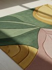 Botanical Abstract Hand-Tufted Wool Rug