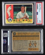 1960 Topps Mickey Mantle #350 PSA 2 HOF