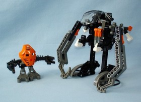 2002 Lego Bionicle 8556 BOXOR Vehicle & NUPARU Matoran - 100% Complete