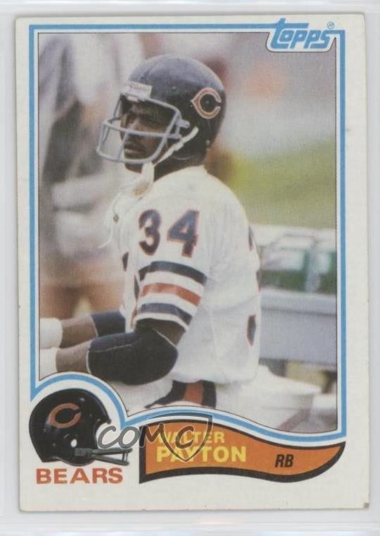 1982 Topps Walter Payton #302 HOF 2jq