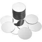 60 Pcs Small Round Mirror Tiles Acrylic Mosaic Pieces for Crafts