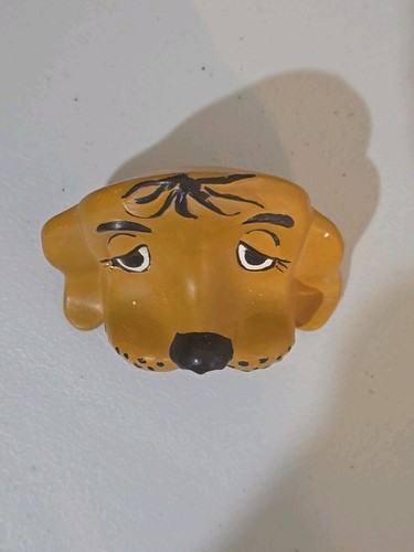 Puppy Dog Eyeglasses Holder Stand, Vintage Arnels, Hand-Painted, Ceramic - Picture 3 of 4
