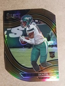 2020 Panini Select Field Level Copper Prizm Die-Cut /355 Denzel Mims Rookie RC