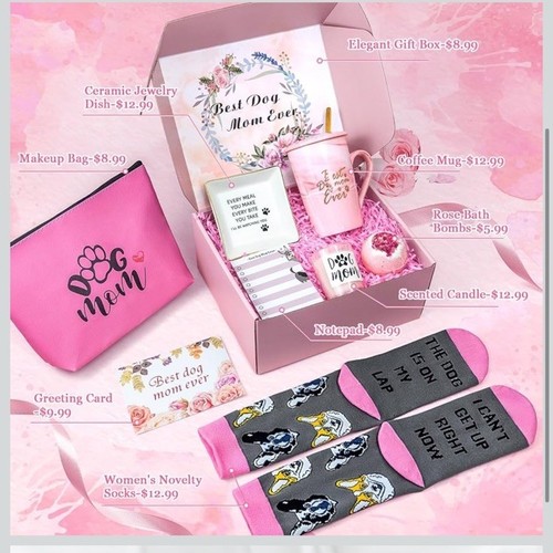 Best Dog Mom Ever Gift Box New M2 - Picture 2 of 4