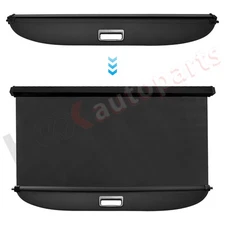 Rear Retractable Trunk Cargo Cover For 2016-2022 2023 Toyota C-HR Luggage Black