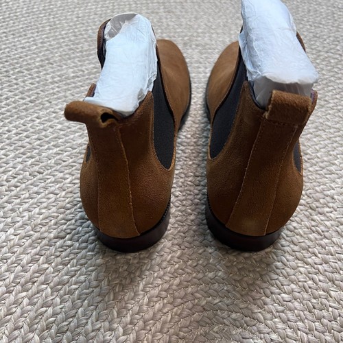 The Mens Store at Bloomingdales Tan Suede Chelsea Boot Sz 10 - Picture 3 of 7