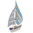 Modellbau Segelschiff Mediterranes Segelbootmodell Miniatur -Segelbootmodell