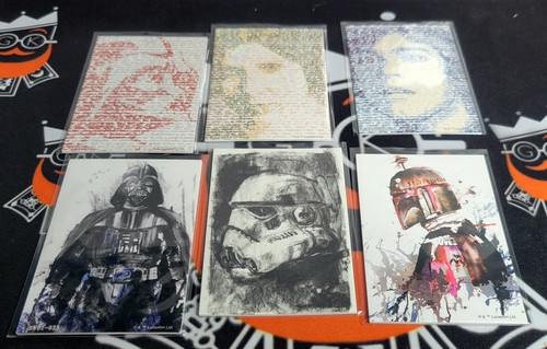 2023 Card.Fun Star Wars Global Art Series Holofoil Lot of 6 Cards