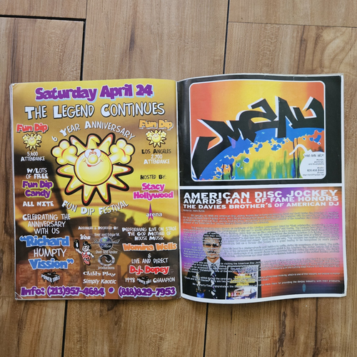 VINTAGE SELTENES PARTY TIME MAGAZIN #8 LA CLUBSZENE PARTY CREWS STREET BEAT 1999 - Bild 12 von 13