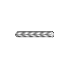 GRAINGER APPROVED 45597 Threaded Rod,316 SS,3/8-24x1 ft PK 10