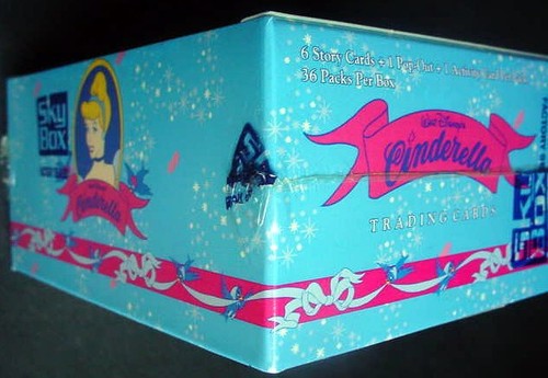 NEW 1995 Skybox WALT DISNEY CINDERELLA Factory Sealed Wax Pack Box 36 Packs - Picture 6 of 12