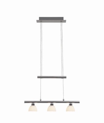 BRILLIANT LED Pendelleuchte Tonja | zeitlose Hängeleuchte | 3-flammig | Glas
