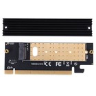 M.2 Nvme Ssd Adapter M2 Auf Pcie 3.0 X16 Kontrolleur Karte M Schlüssel Schn3603