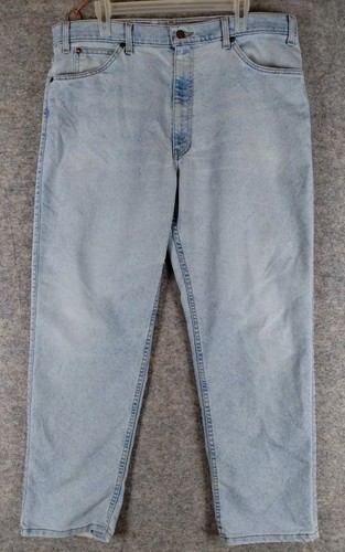 Jeans Vintage Levis 540 Flex Uomo 38X30 Blu Elasticizzato Denim Anni 90 Marrone Tab *MACCHIA* - Foto 1 di 24