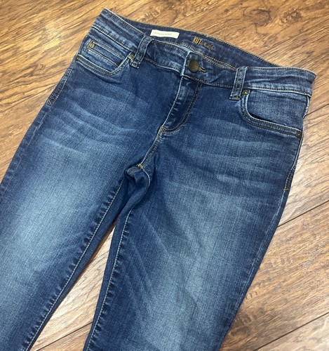 Kut From The Kloth Jeans Womens SZ 6 S Toothpick Skinny Blue Stretch Denim - Picture 4 of 15