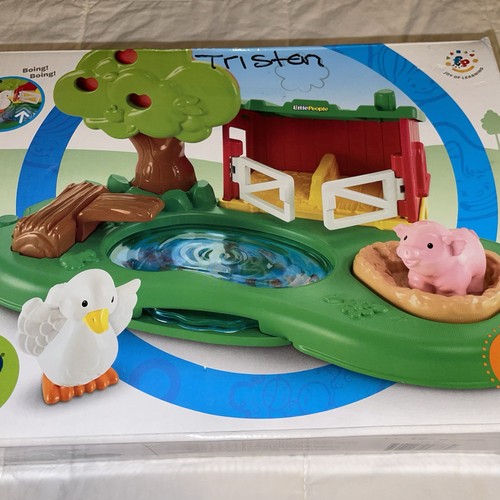 Fisher Price Little People PIG PEN & POND Toy Play Set New Sealed Box Read - Picture 5 of 5