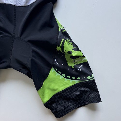 PEARL IZUMI Pro Series Cycling LTD Bib Short Mens Large Black Green Fitted - Picture 3 of 19