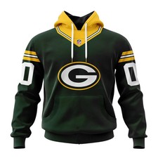 Personalized Green Bay Football Team Packerss 3D Hoodie, Unisex Adults S-5XL