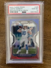 2020 Panini Prizm Justin Herbert Red White Blue PSA 10 