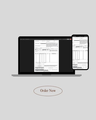 Air Waybill Template | AWB | Air Cargo Document | Editable PDF | All-in-one Logi - Picture 2 of 4