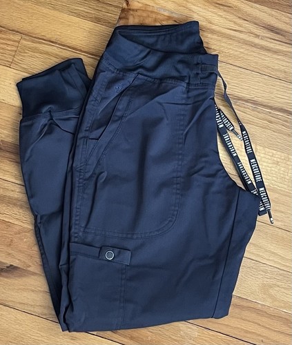 Pewter Med Couture Jogger Scrub Pants - Picture 2 of 2