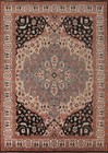 Traditional Oriental Area Rug 9x12 Hand-knotted Wool Geometric of Living Room