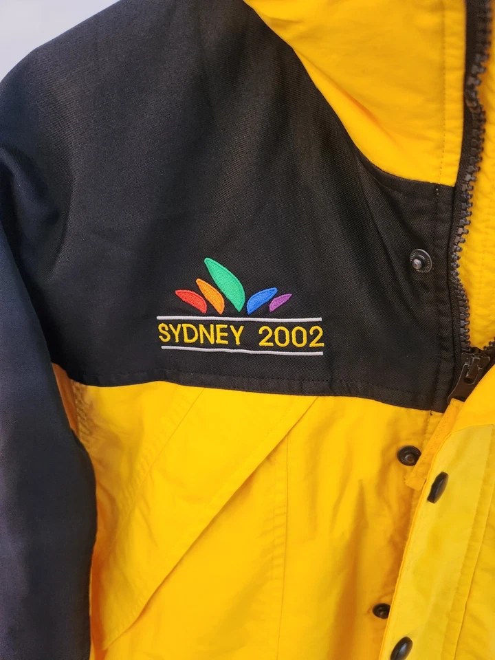 Team Colorado Sydney 2002 Vantage Ski Jacket - Yellow & Black - Size Large - Image 3 of 4