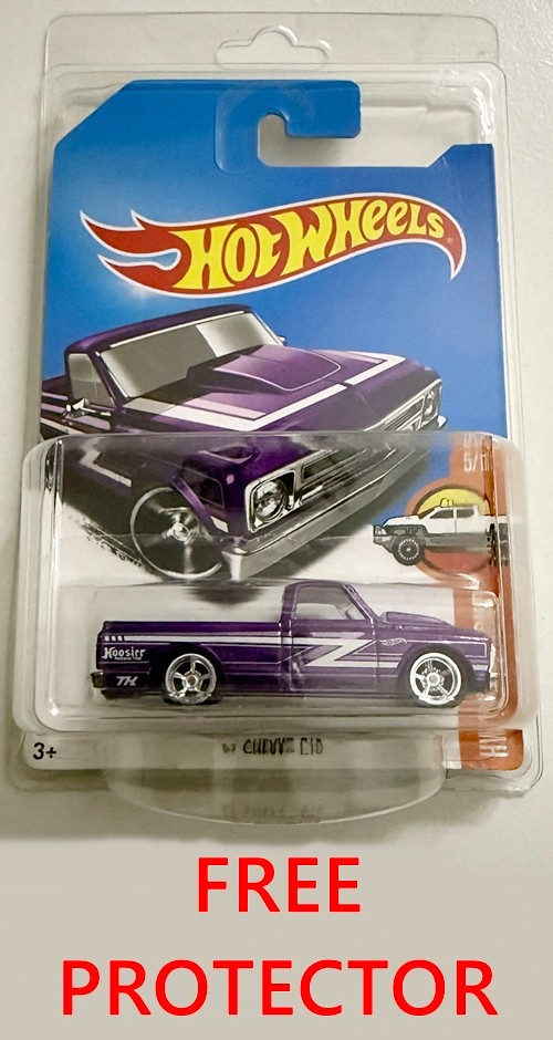 ホットウィール、'67 CHEVY C10 スーパートレジャーハント Hot Wheels Purple '67 Chevy C10 Pickup Truck Super Treasure