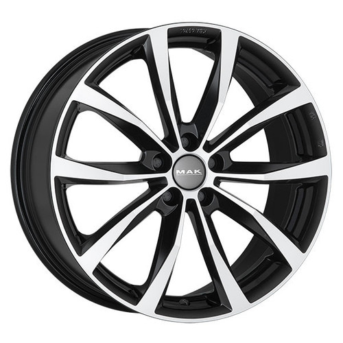 CERCHIO IN LEGA MAK WOLF PER PEUGEOT 5008 8X20 5X108 BLACK MIRROR TV1 - Foto 1 di 6