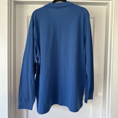 George Hemd Herren XL Extra Large Canal Blue Kragen Langarm NEU - Bild 7 von 7