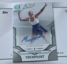 2025 Topps Triumphant Tennis Marta Kostyuk Auto /99 Autograph