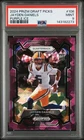 2024 Prizm Draft Jayden Daniels purple ice RC Rookie #8/149 PSA MINT 9 LSU TIGER