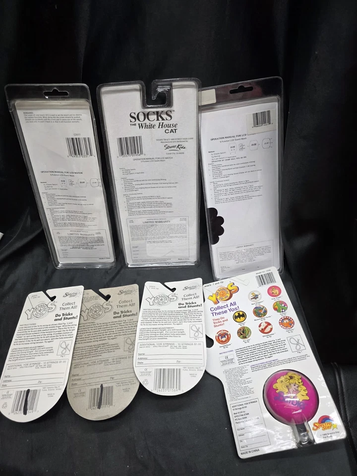 Yoyo Y Reloj Lote Los Espectros Radicales Estrellas Conjunto De 7 Mixtos Yo-yos Disney  Foto 4 de 4