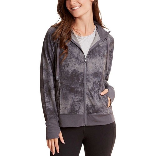 Danskin Damen Full Zip Jacke Farbe Grey Marble Grey - Bild 3 von 8