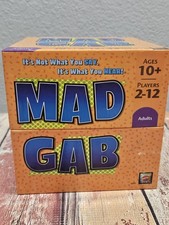 Mad Gab Game Complete Mattel 2014 Party Word Humor Family Fun