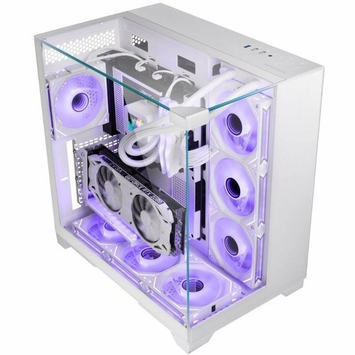 Cassa Minitorre Micro ATX / ITX Mars Gaming MCVISIONW Bianco - Zdjęcie 2 z 5