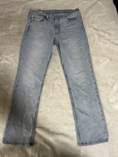 Levi's 505 Men's Cotton Jeans - Light Stonewash 34x30