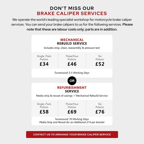 Yamaha WR250 Z 1992 rear brake caliper service components seals D - Picture 9 of 9