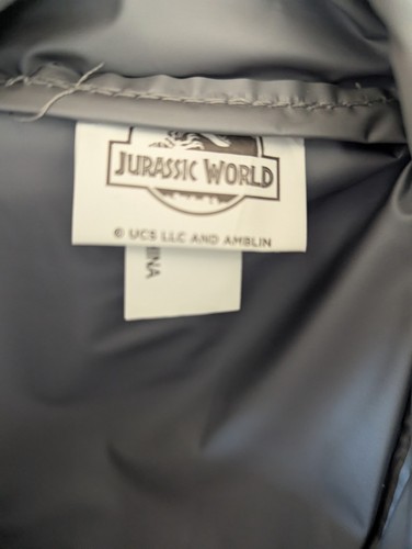 JURASSIC WORLD 3D T-Rex logo dinosauro isolato bambini scuola lunchbox borsa 9 1/2" - Foto 8 di 9