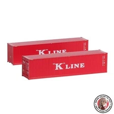 NEW KATO 23-580D N Gauge 40ft High Cube Container Kawasaki Kisen Railway Model