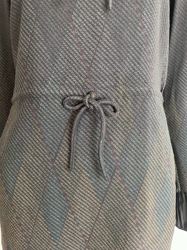 Vintage 1970er Valentino Boutique Wolle Tunika Top mit Rüschenbesatz Argyle Größe 0-4 - Bild 11 von 23