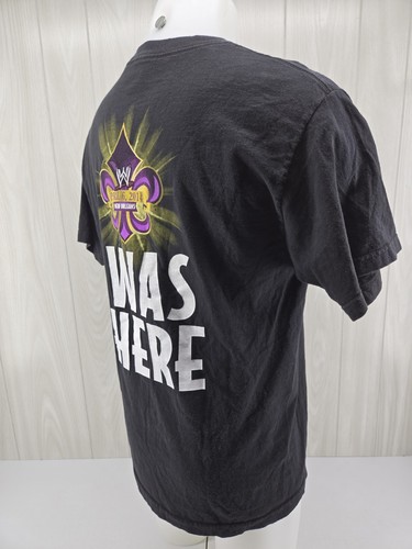 Camisa Auténtica WWE WrestleMania XXX I Was There Talla L Negra Lucha Libre De Colección - Imagen 11 de 14