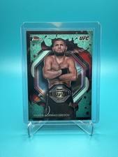 2024 Topps Finest UFC - Khabib Nurmagomedov - Aqua Glitter #238 Rare