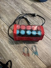 Remington All That Hot Rollers Hair Setter 10 Rollers Red Turquoise Travel