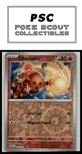 SV02: Paldea Evolved #039/193 Charcadet Reverse Holo - Picture 1 of 2