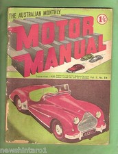 #XX.    AUSTRALIAN  MOTORCAR  MAGAZINE - MOTOR MANUAL SEPTEMBER, 1950