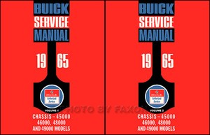 1965 Buick Shop Manual LeSabre Electra Wildcat Riviera Free Shipping
